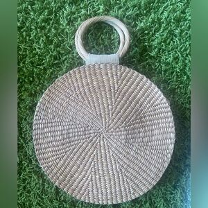 Woven Round Raffia/Straw Handbag